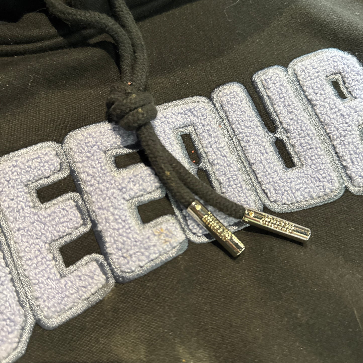 Geedup Play For Keeps Hoodie 'Black/Lavender Purple' (Second hand)