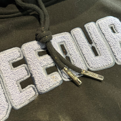 Geedup Play For Keeps Hoodie 'Black/Lavender Purple' (Second hand)