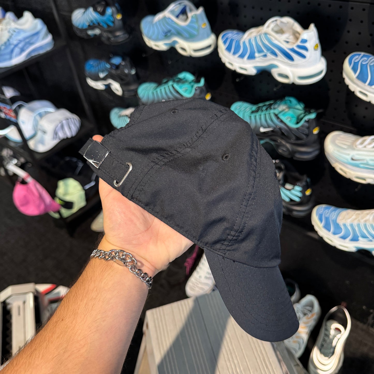 Nike Metal Swoosh Cap ‘Black' (Second Hand)