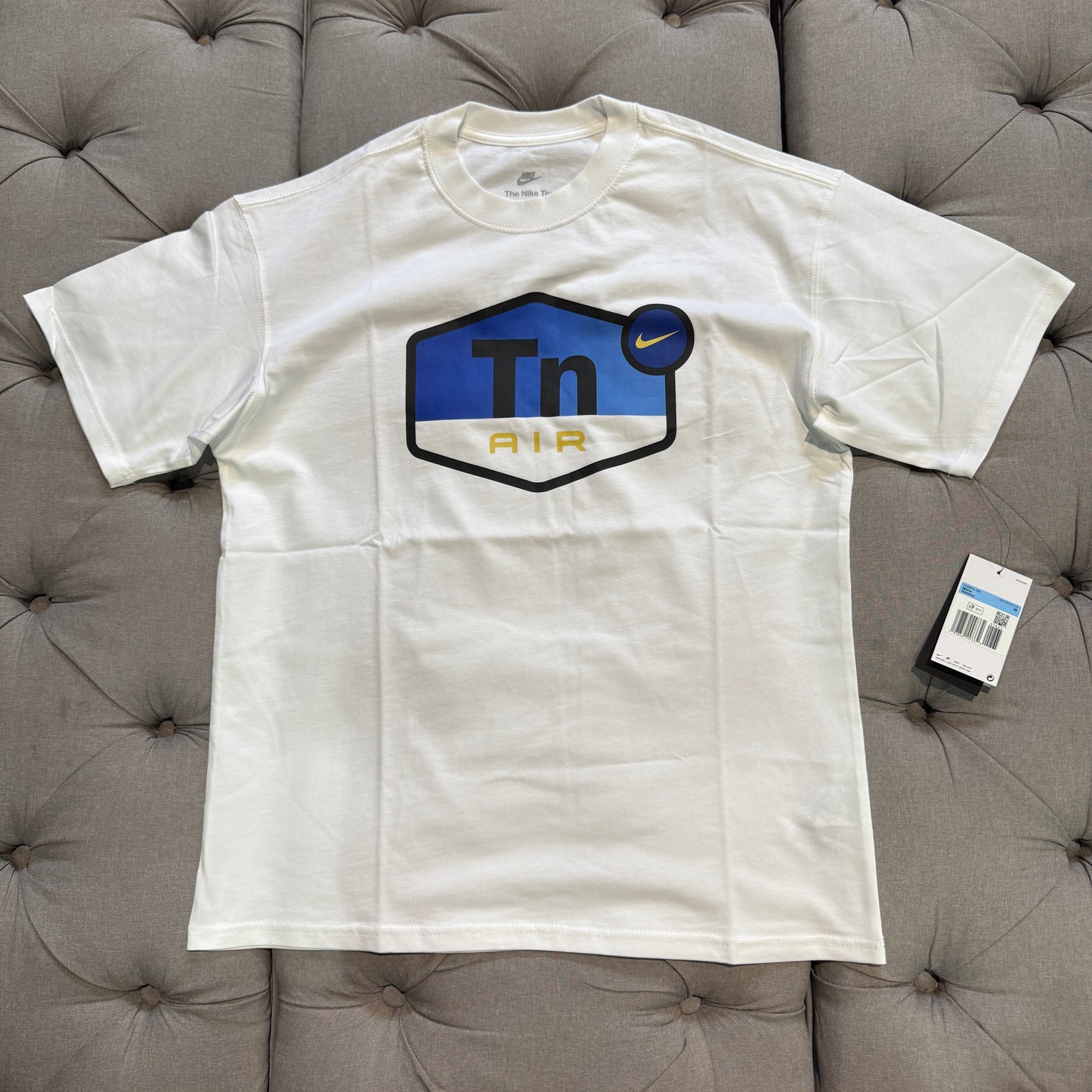 Nike TN Air T-Shirt 'Blue Yellow' (Brand New)