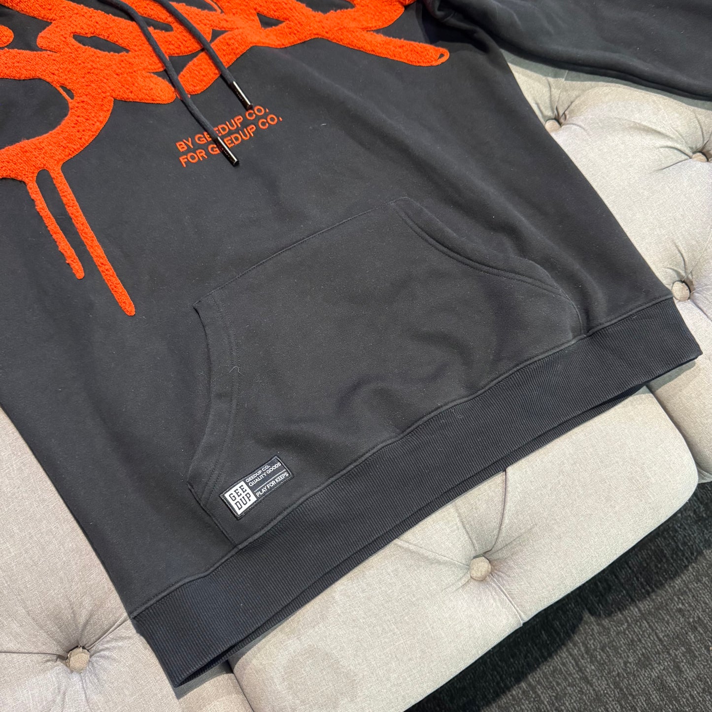 Geedup Handstyle Hoodie 'Burnt Orange' (Second hand)