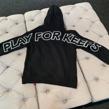 Geedup Play For Keeps Hoodie 'Black/White' (Second hand)