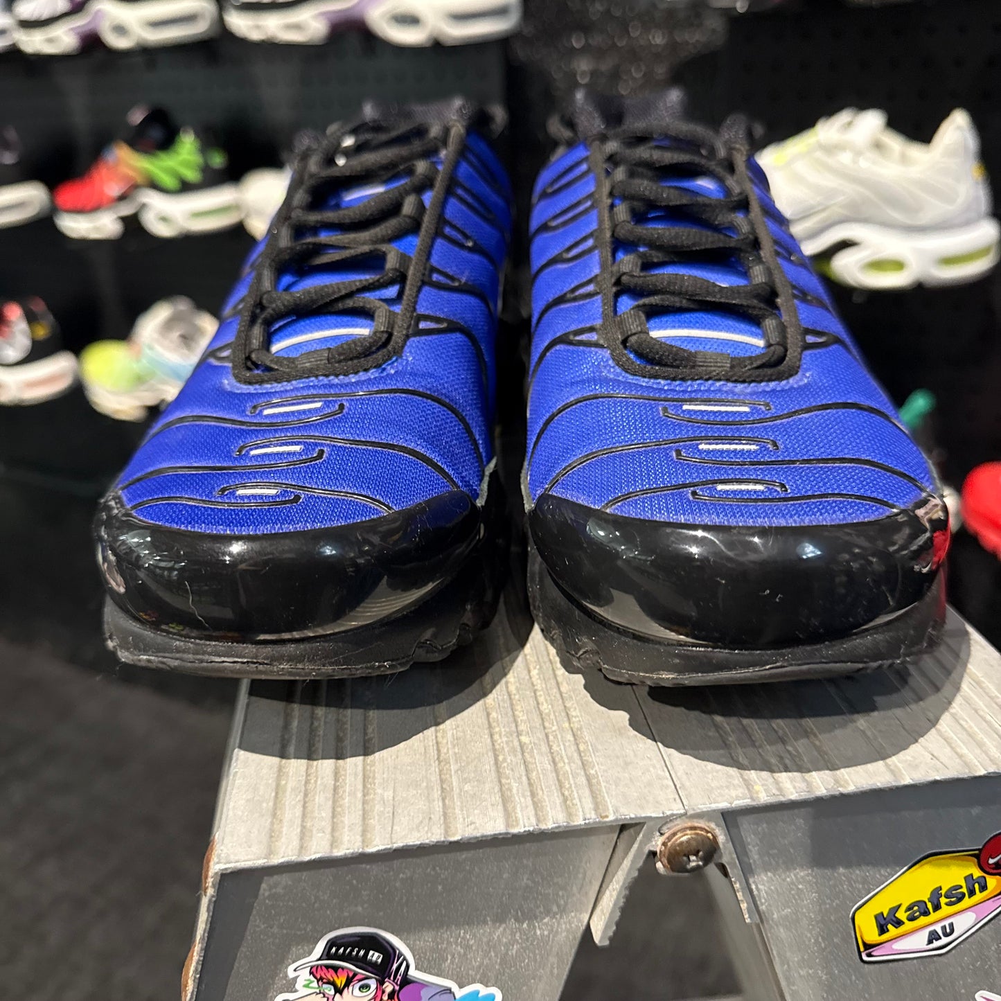 Nike Air Max Plus TN 'Premium Black Racer Blue' (Second hand)