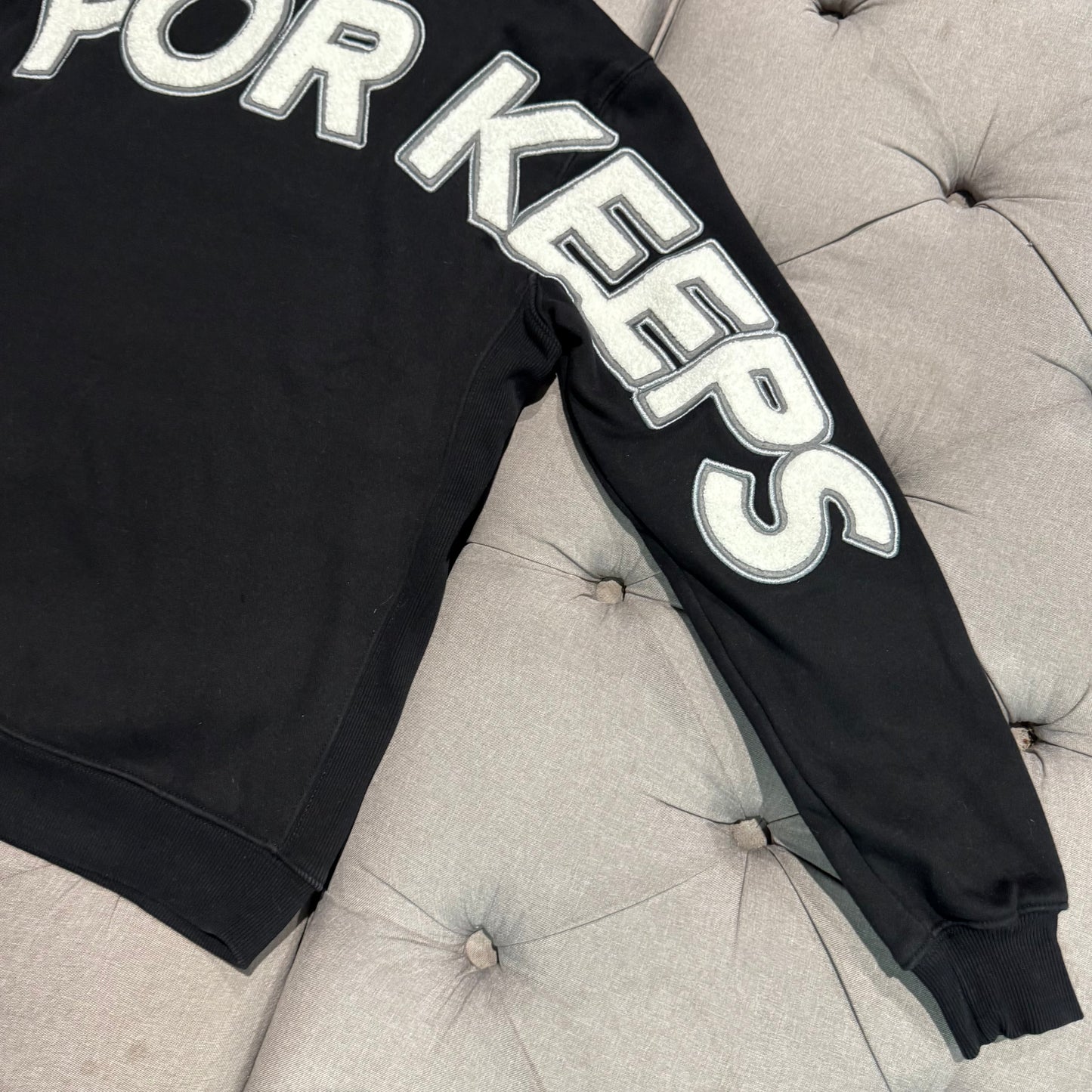 Geedup Play For Keeps Hoodie 'Black White' (Second hand)