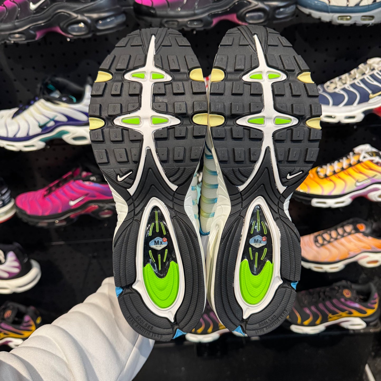 Nike Airmax Tailwind 4 'White Green Abyss' (Brand New)