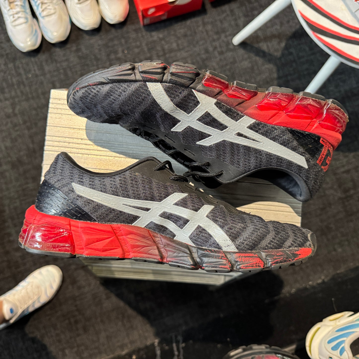 Asics Gel-Quantum 360 5 'Black Sheet Rock Red' (Second hand)