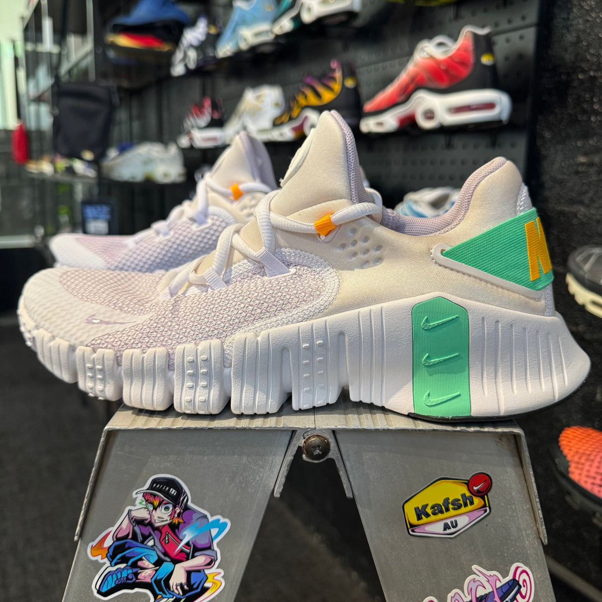 Nike Free Metcon 5 'White Green Yellow' (Second hand)