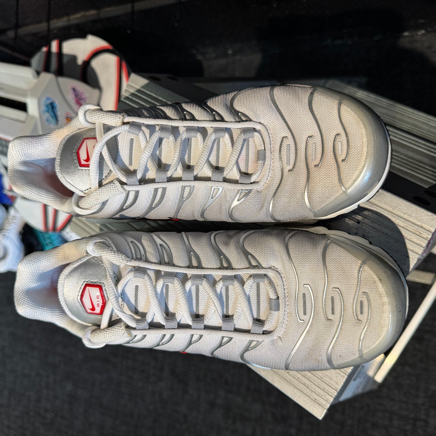 Nike Air Max Plus TN 'Silver Bullet Red Swoosh' (Second hand)