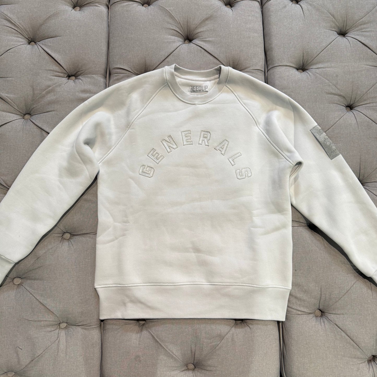 Geedup Generals Classic Fit Crewneck 'Nimbus Cloud' (Brand New)