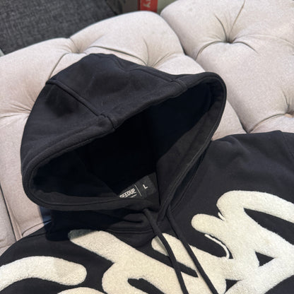 Geedup Handstyle Hoodie 'Black White' (Second hand)