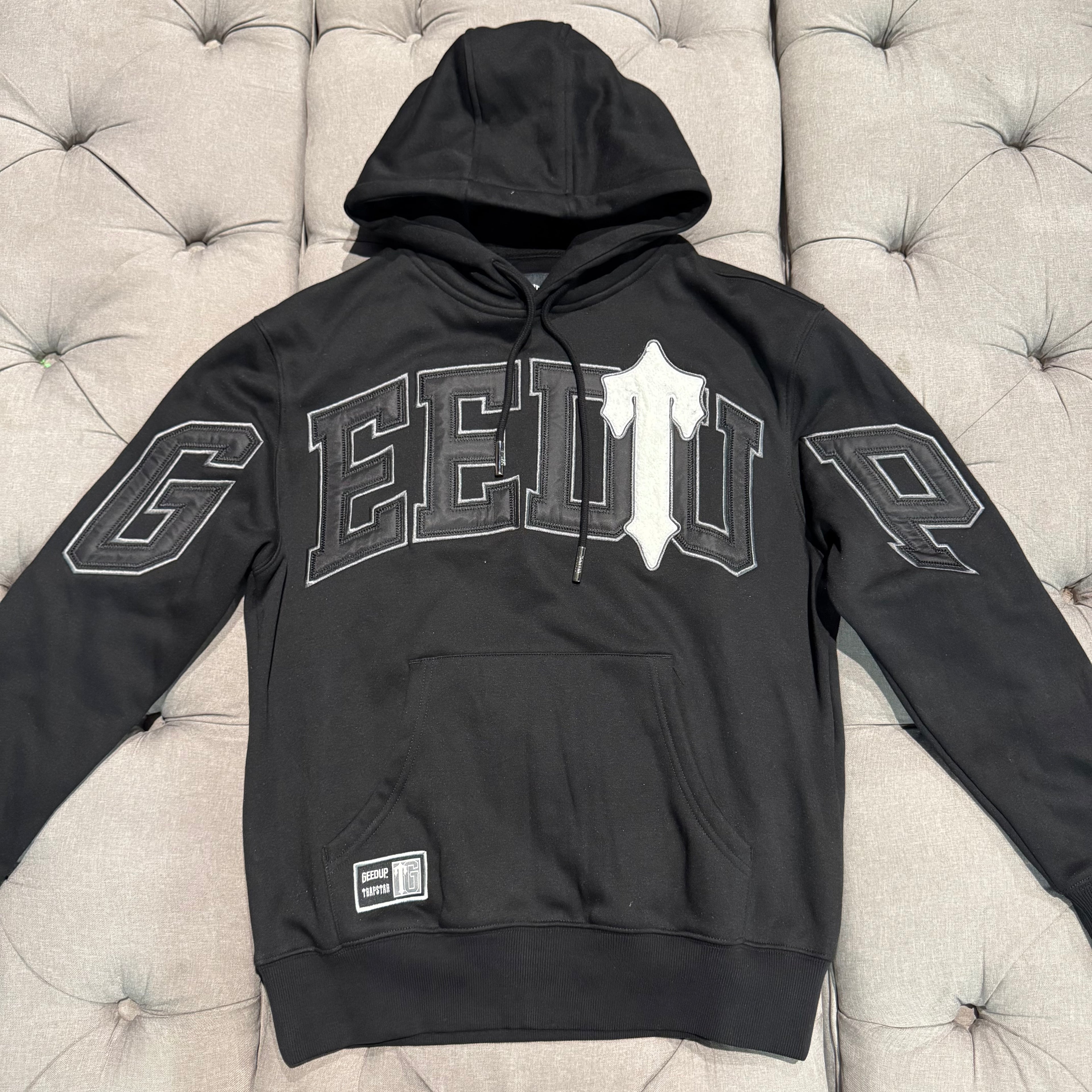 Geedup X Trapstar Team Logo Hoodie 'Black' (Second hand)