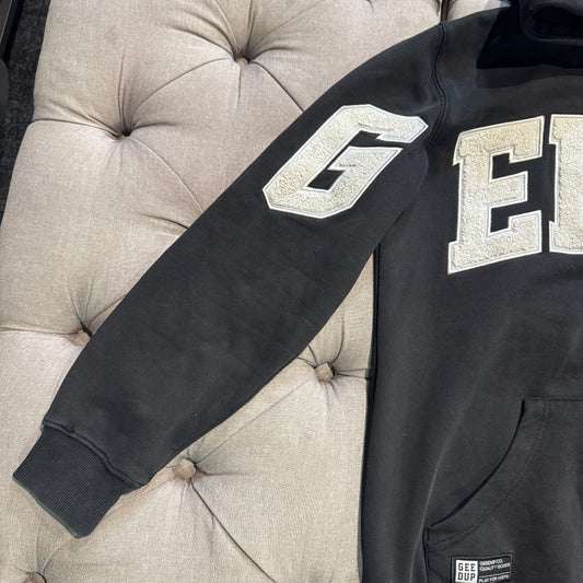 Geedup Team Logo Hoodie 'Black Grey' (Second hand)
