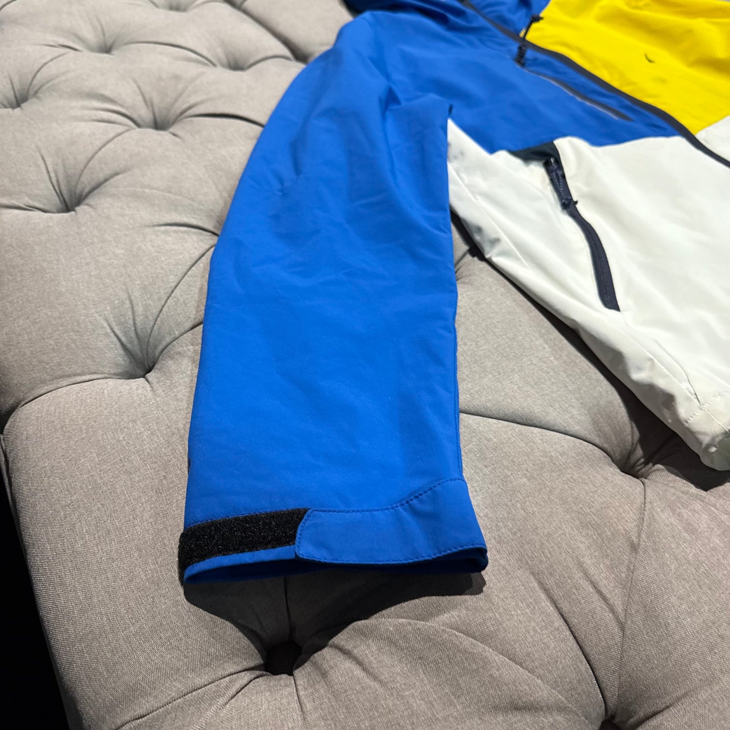 Nautica Sailing Jacket 'Blue Yellow' Panel (Second hand)