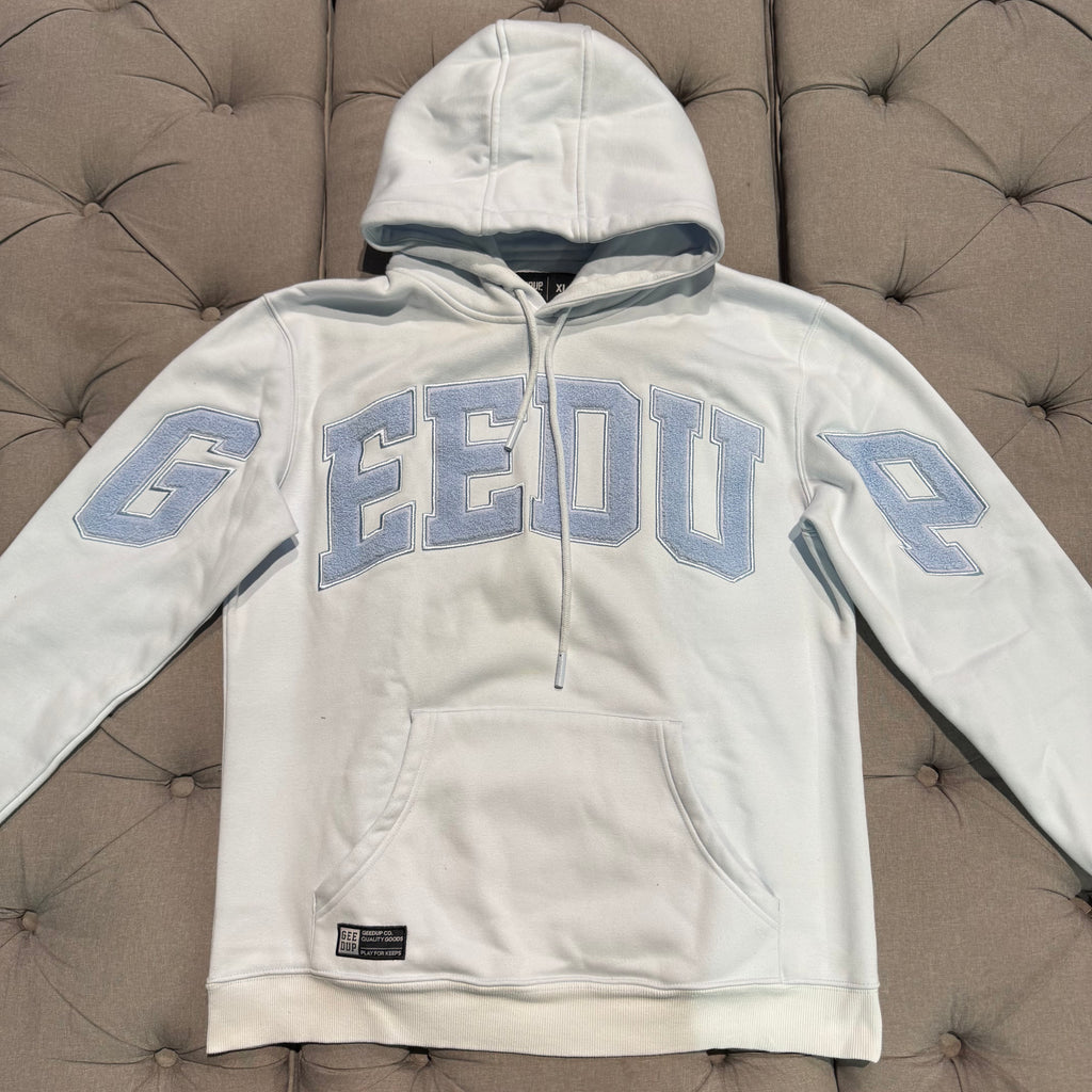 Geedup Team Logo Hoodie 'Pale Blue' (Second hand)
