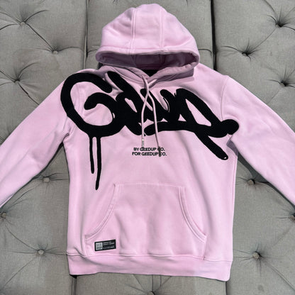 Geedup Handstyle Hoodie 'Lavender Black' (Second hand)