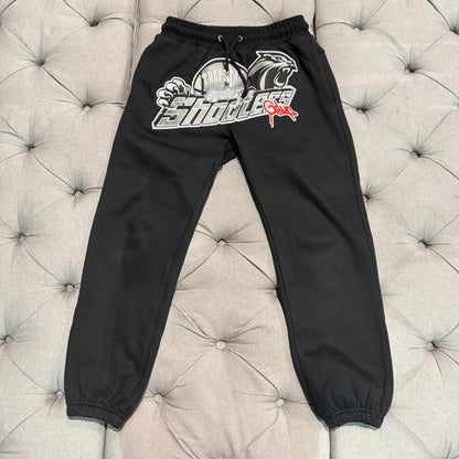 Geedup X Trapstar Sydney Shooters Trackpants 'Black Red'