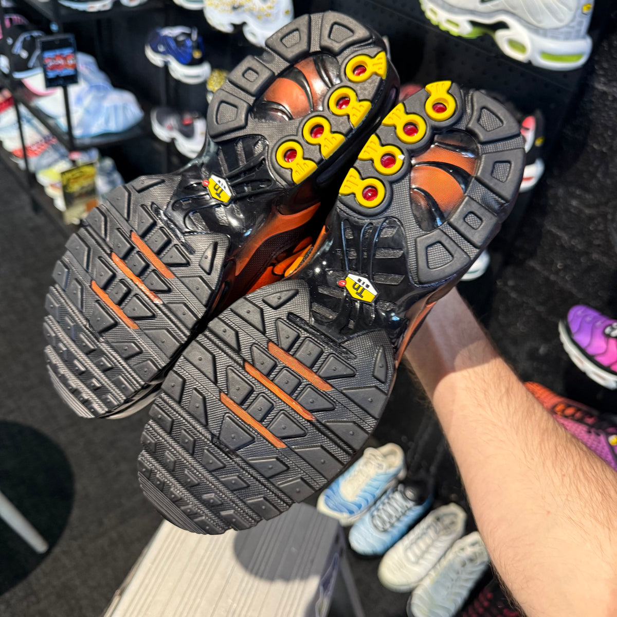 Nike Air Max Plus TN 'Black Orange Fade' (Brand New)