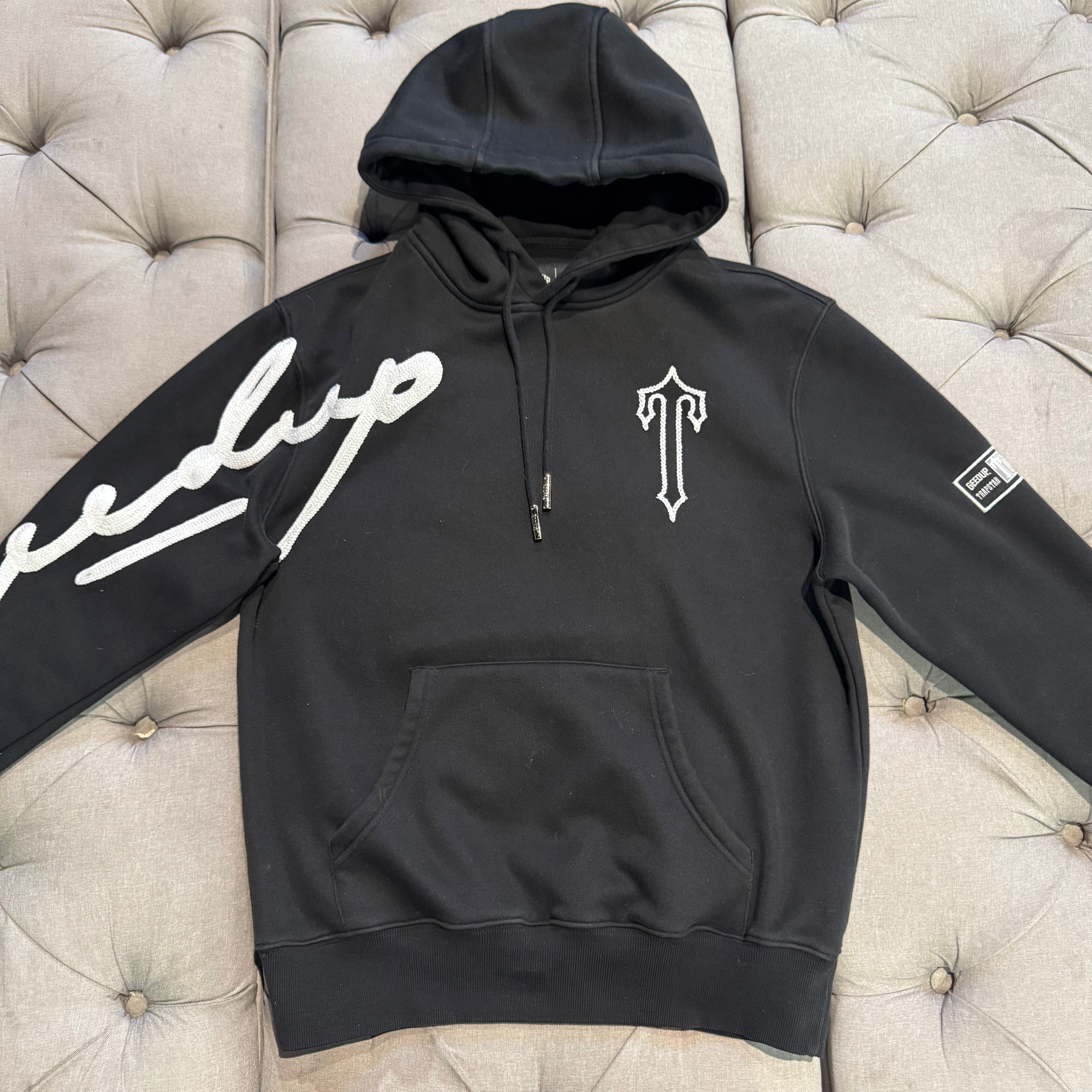 Geedup Signature Trapstar Hoodie 'Black White' (Second hand)