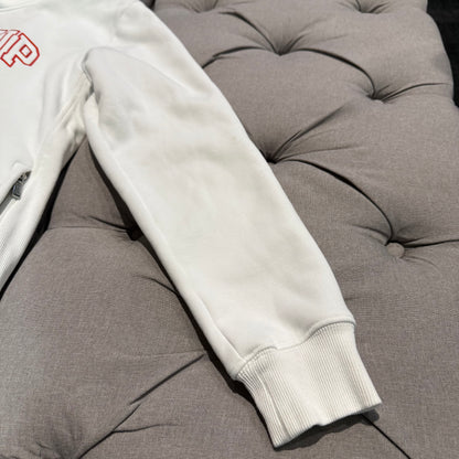Geedup Team Logo Proud Hoodie 'White Red' (Second hand)