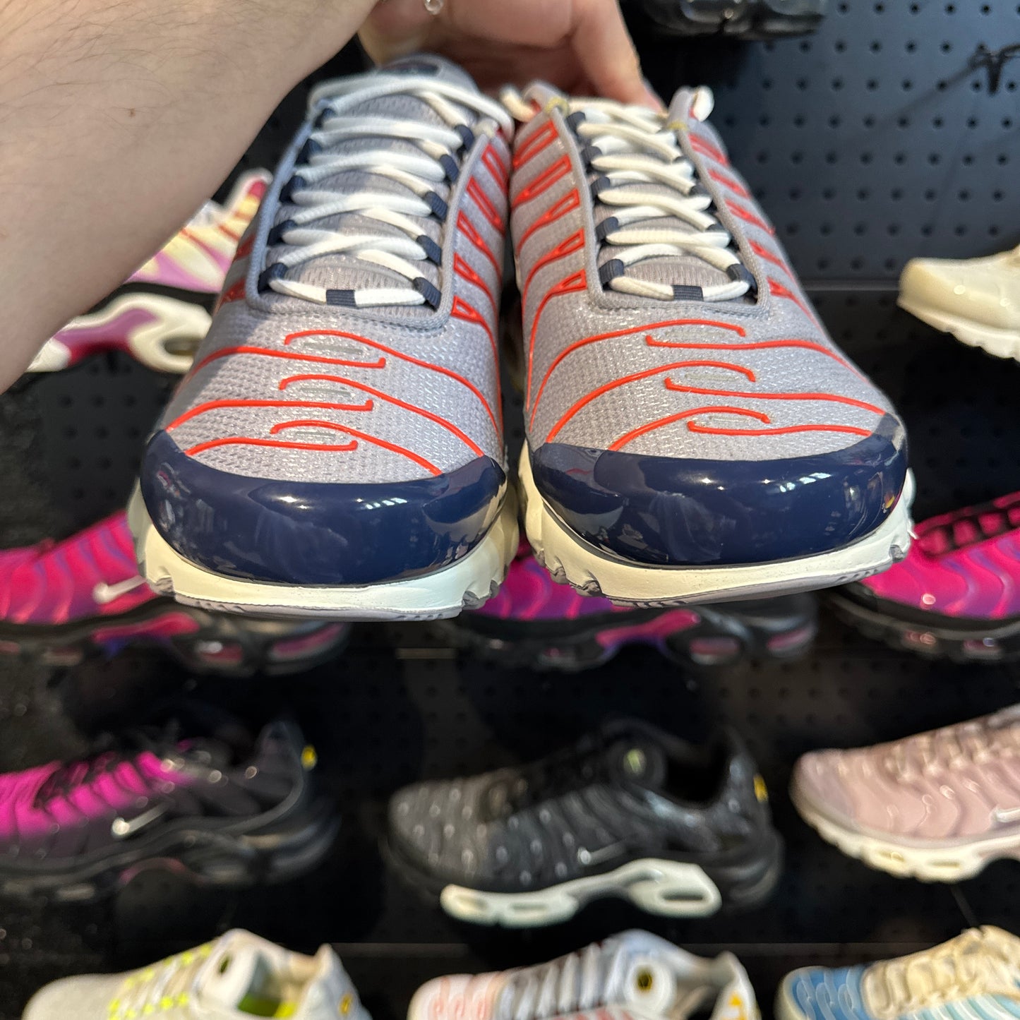 Nike Air Max Plus TN 'Cement Grey Red White' (Brand New)