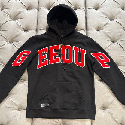 Geedup Team Logo Hoodie 'Black Red' (Second hand)
