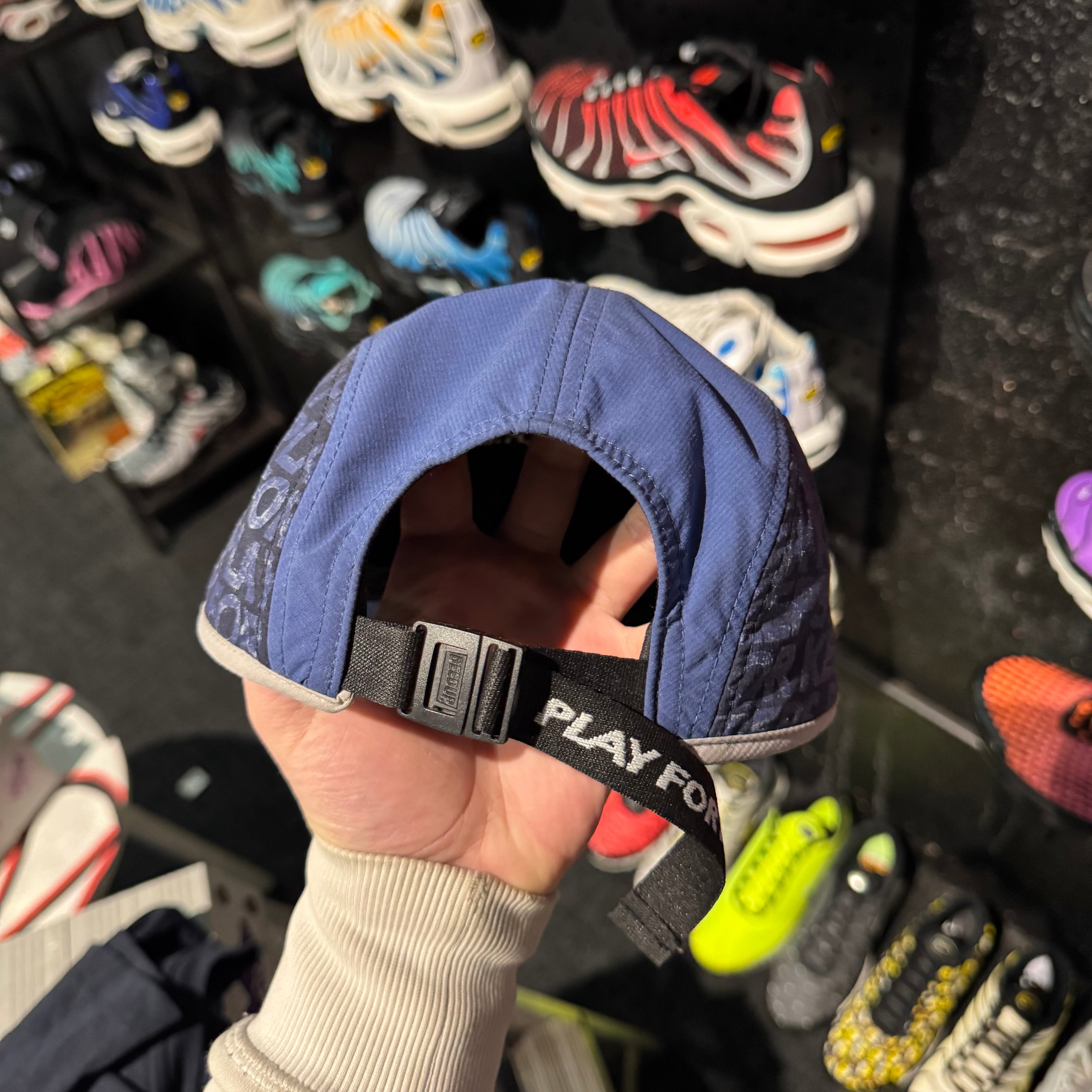 Geedup PFK handstyle 5 Pannel Cap 'Blue Monogram' (Second hand)