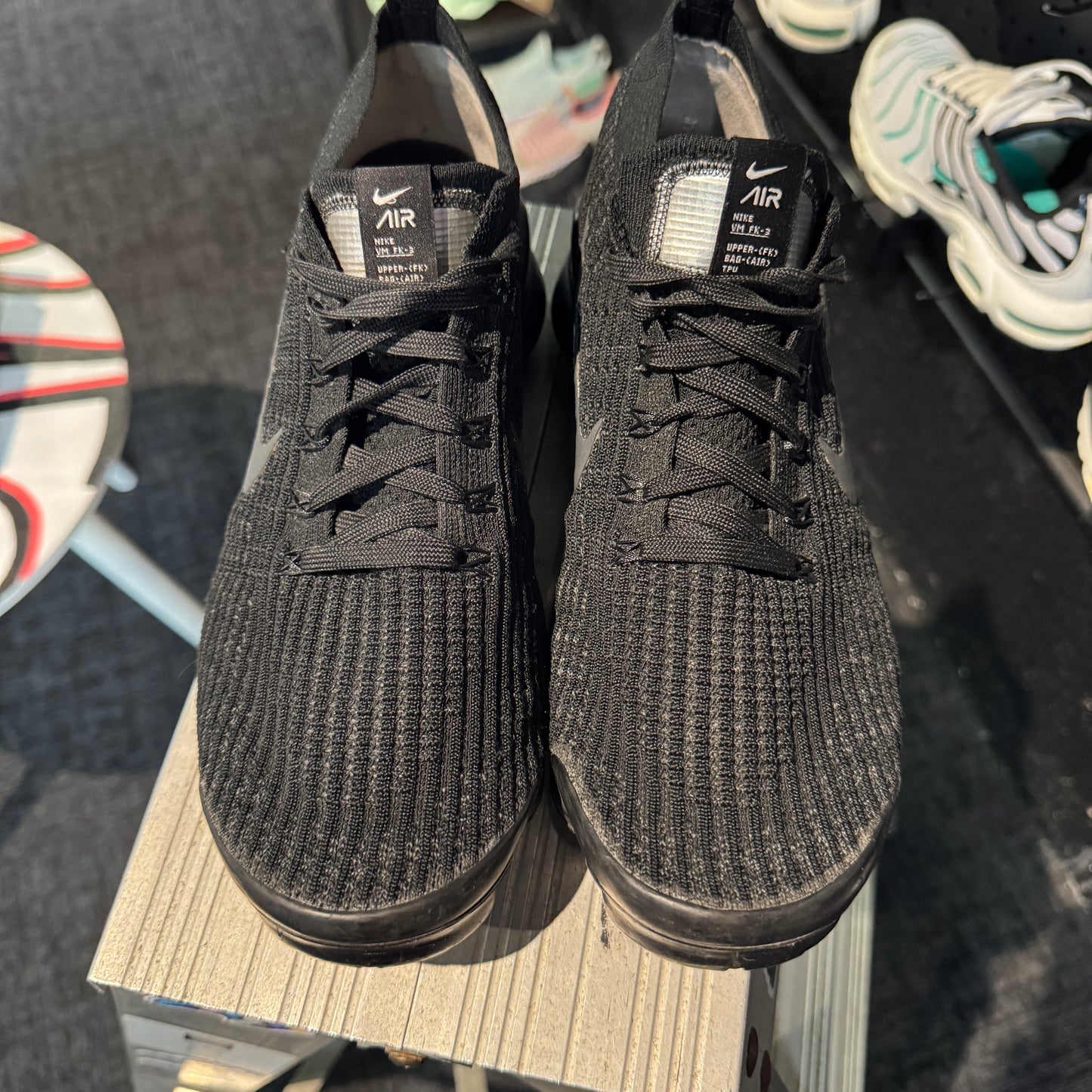 Nike Air Vapor Max Flyknit 3 'Triple Black' (Second hand)