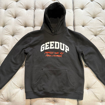 Geedup X Spotify A1 Headie One RV Abra Cadabra Hoodie 'Black Red' (Second hand)