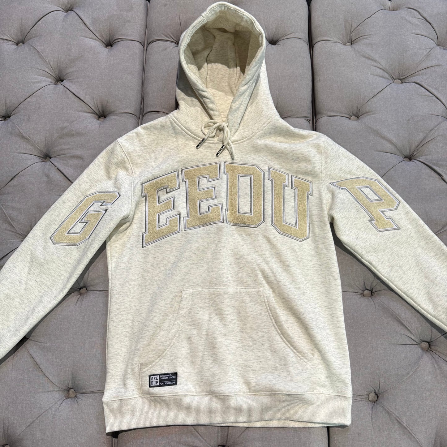 Geedup Team Logo Hoodie 'Wheat' (Second hand)