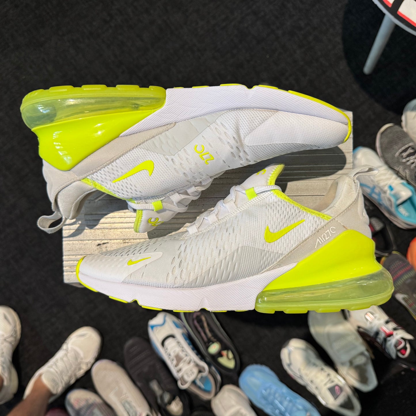 Nike Air Max 270 'White Pack Volt' (Second hand)