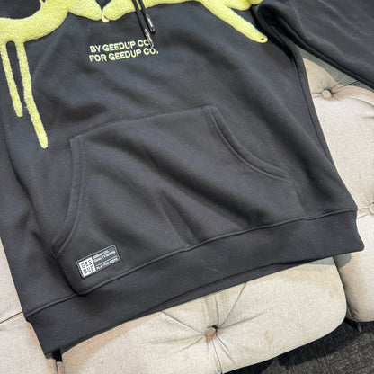 Geedup Handstyle Hoodie 'Black Sorbet' (Second hand)