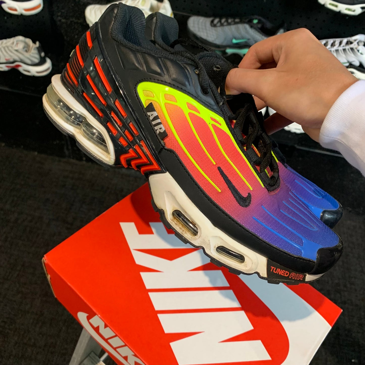 Nike Air Max Plus 'TN3' Black Neon (Second hand)