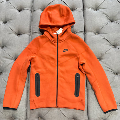 Nike Tech Fleece Jacket 'Orange' Youth (Brand New)
