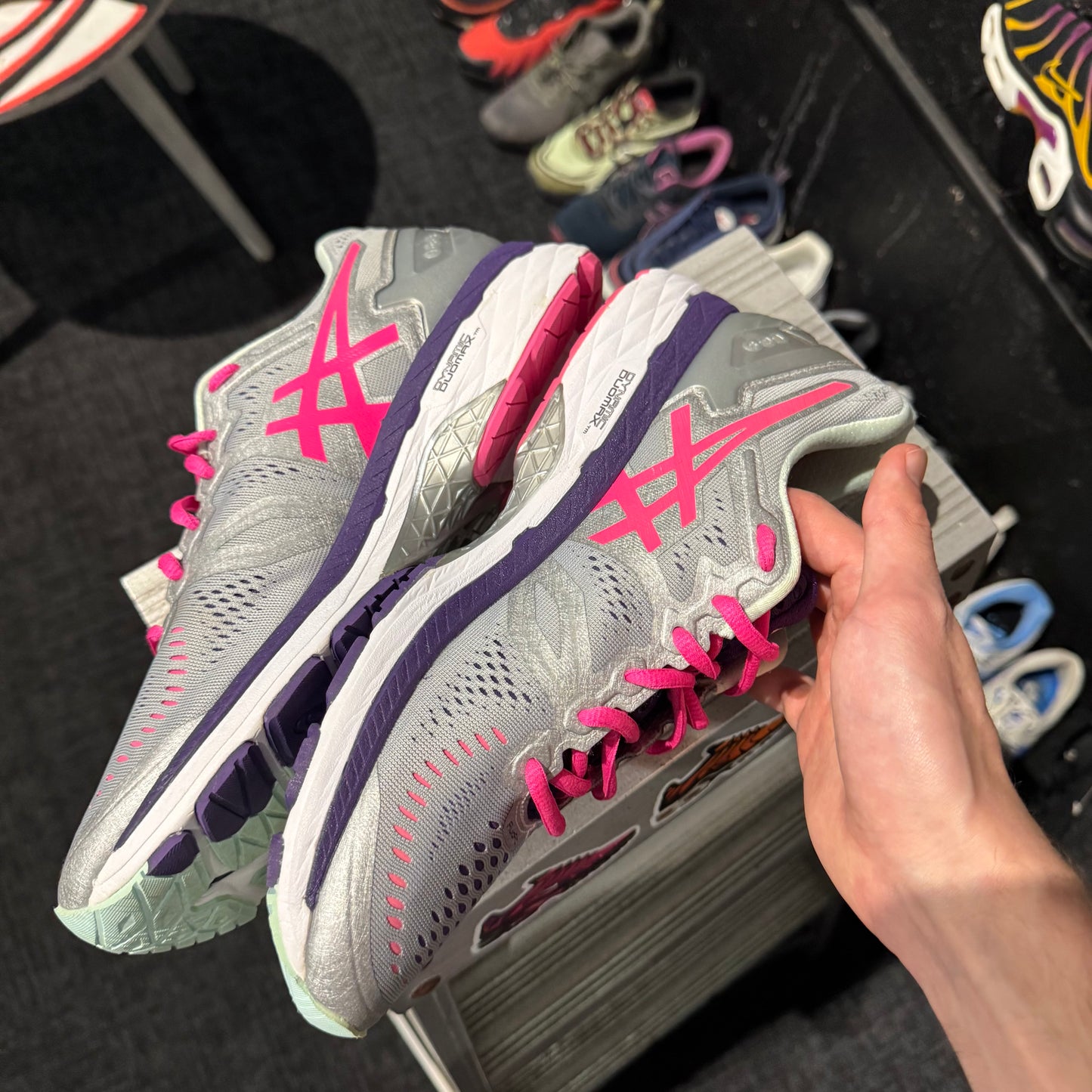 Asics Gel-Kayano 23 'Light Grey Purple Pink' (Second hand)