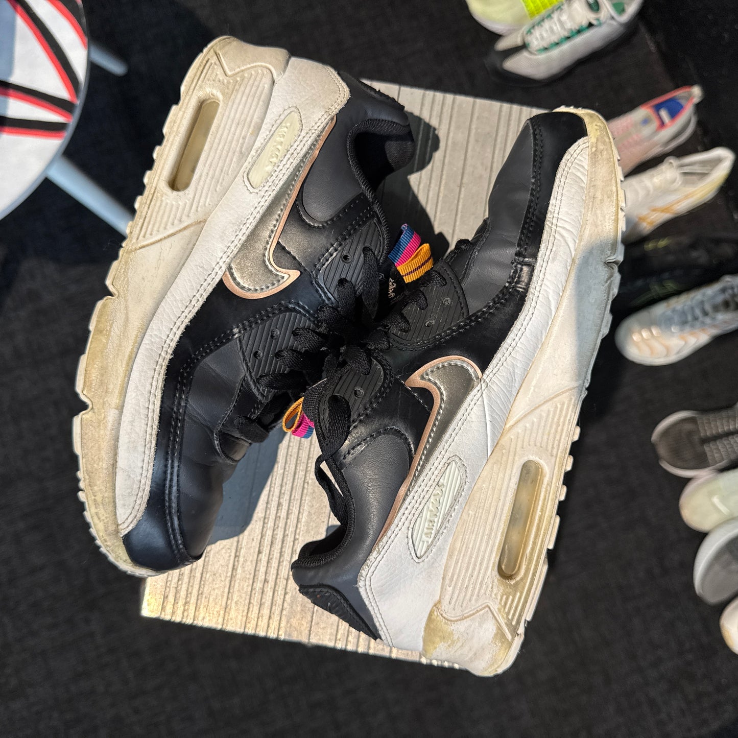 Nike Air Max 90 'White Navy Silver' (Second hand)