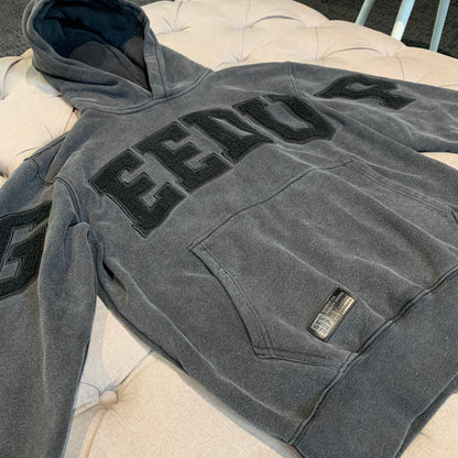 Geedup Team Logo Hoodie 'Washed Black (Second hand)