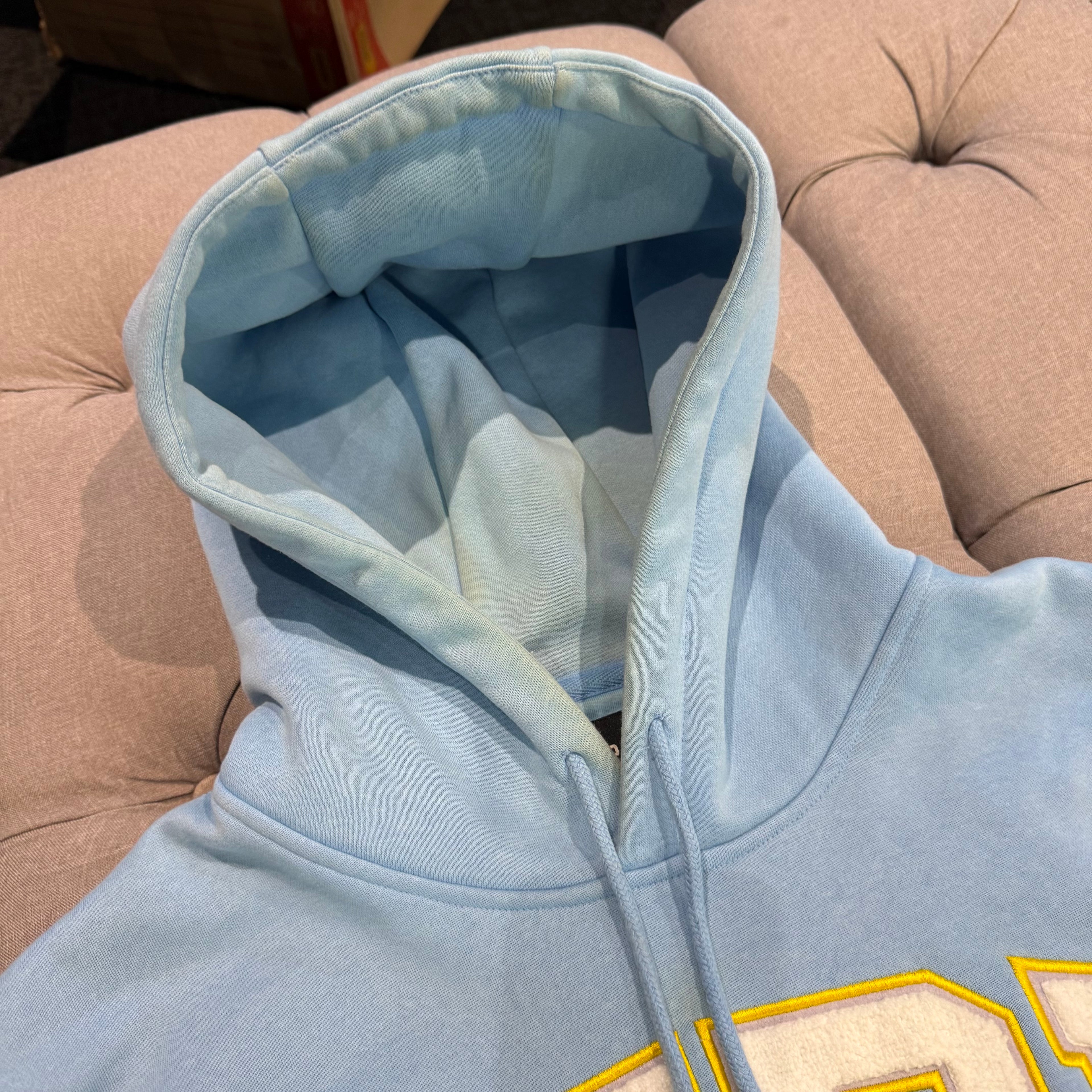 Geedup Team Logo Hoodie 'Sky Blue Yellow' (Second hand)