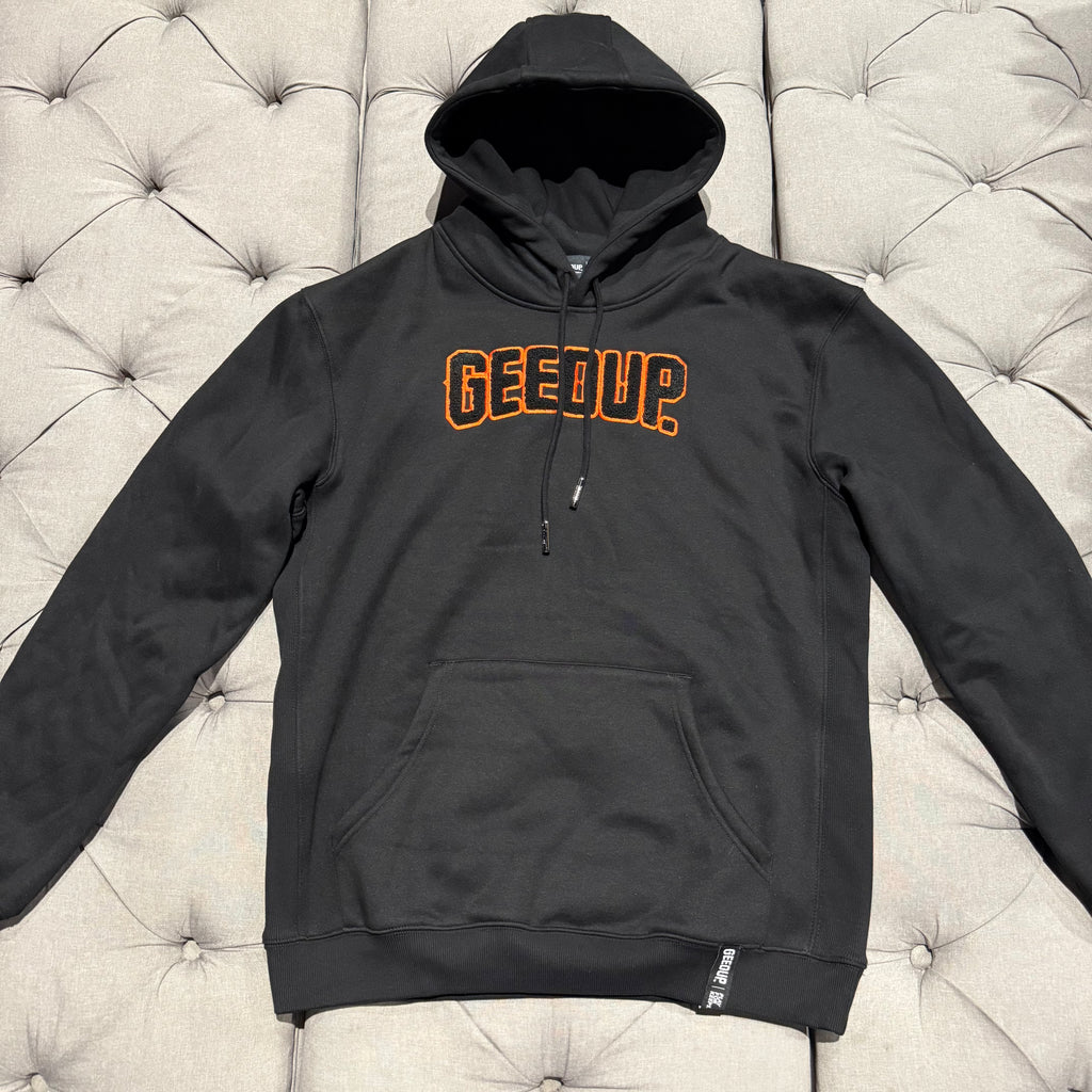 Geedup Play For Keeps Hoodie 'Black/Black Orange' (Brand New)