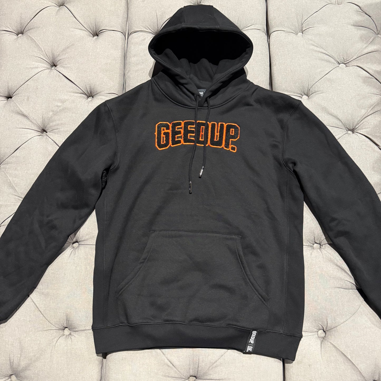 Geedup Play For Keeps Hoodie 'Black Orange' (Brand New)