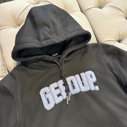 Geedup Play For Keeps Hoodie 'Black Lavender' (Second hand)