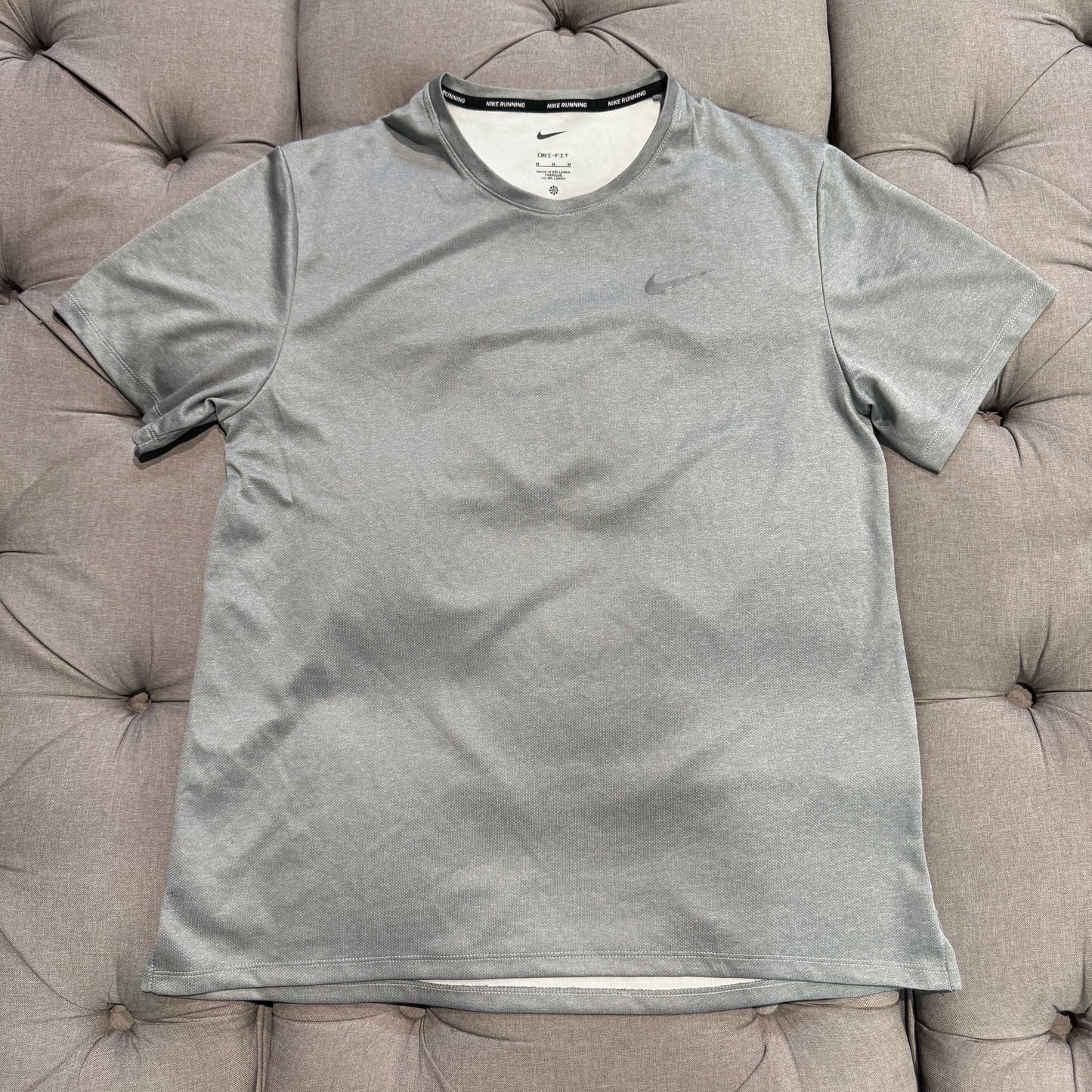Nike Running T-Shirt Dri-Fit 'Grey' (Second hand)