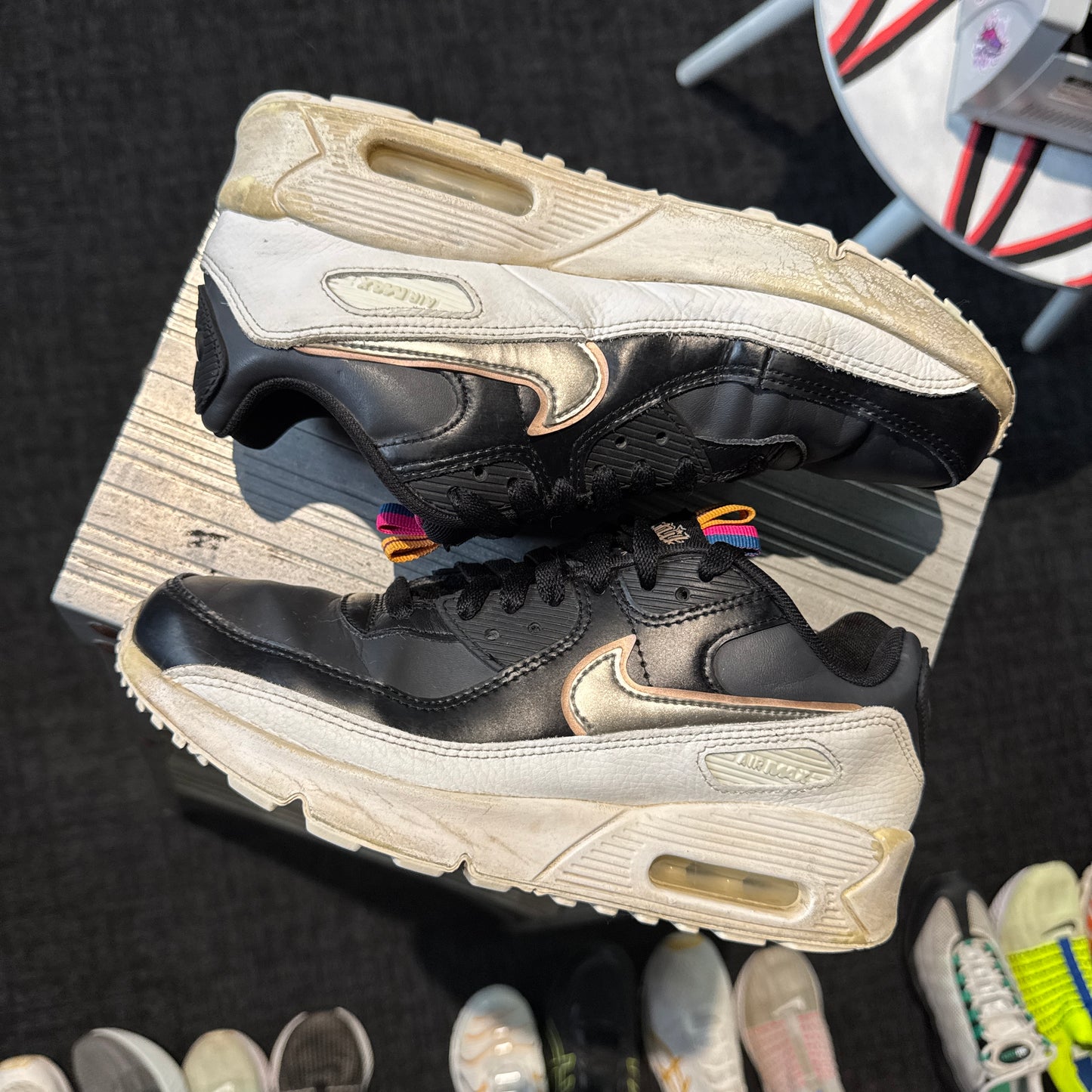 Nike Air Max 90 'White Navy Silver' (Second hand)