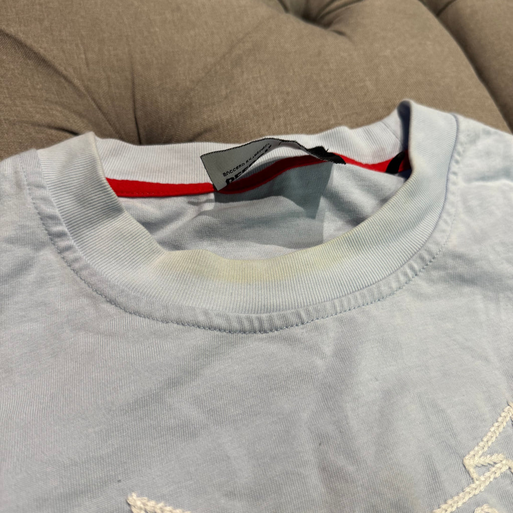 Geedup PFK G Logo T-Shirt 'Univerisity Blue' (Second hand)