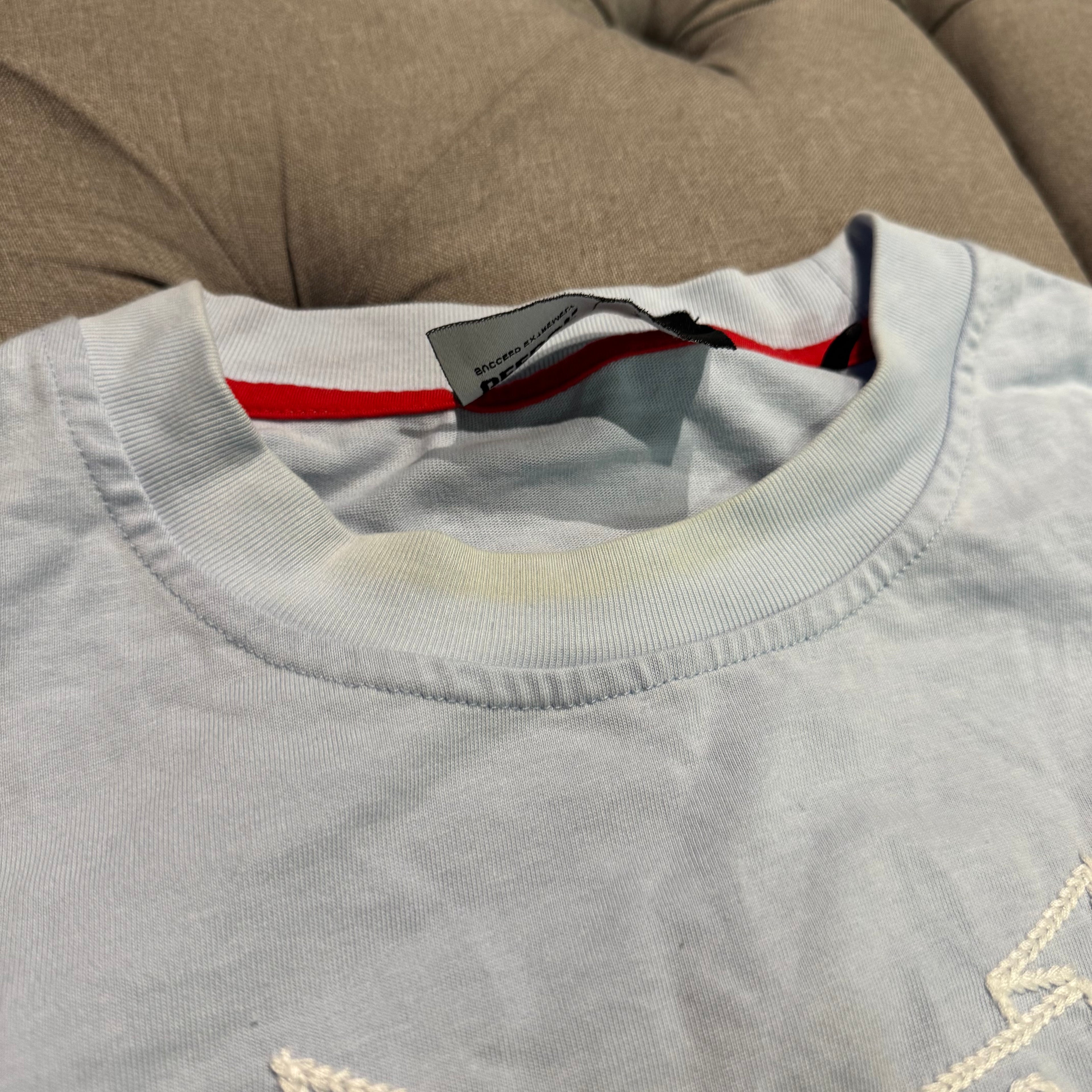 Geedup PFK G Logo T-Shirt 'Univerisity Blue' (Second hand)