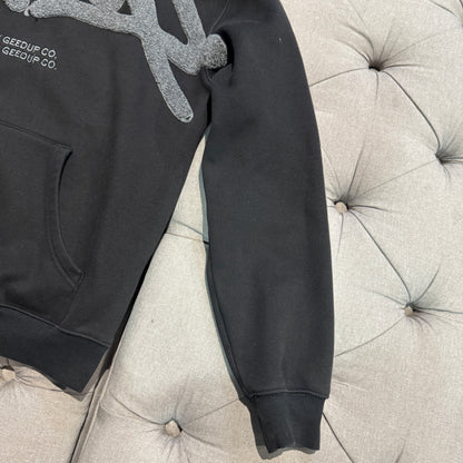 Geedup Handstyle Hoodie 'Black Grey' (Second hand)