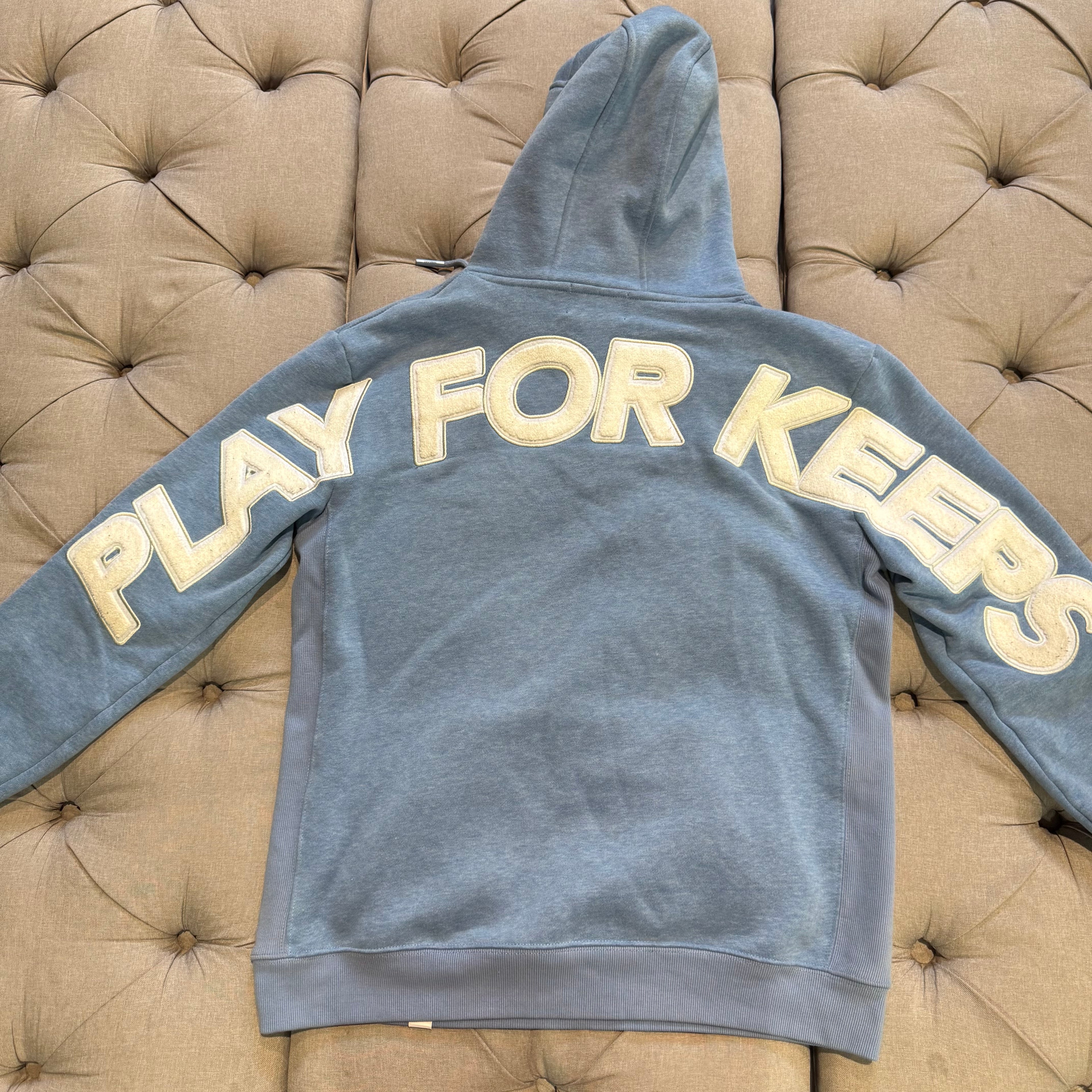 Geedup Play For Keeps Hoodie 'Ice Blue' (Second hand)