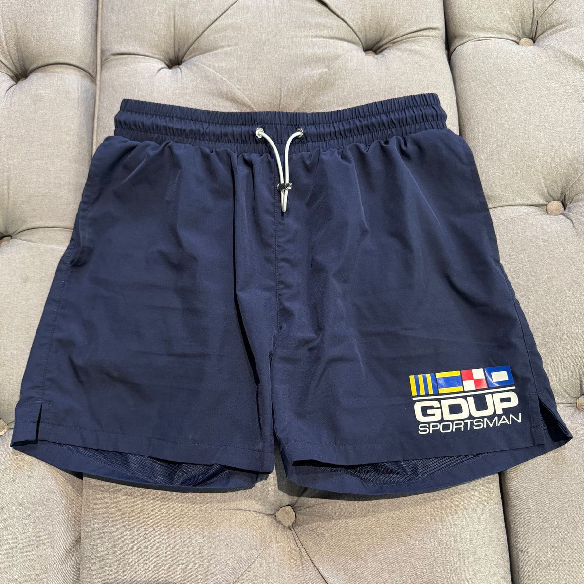 Geedup Flag Logo Sportsman Shorts 'Navy' (Second hand)