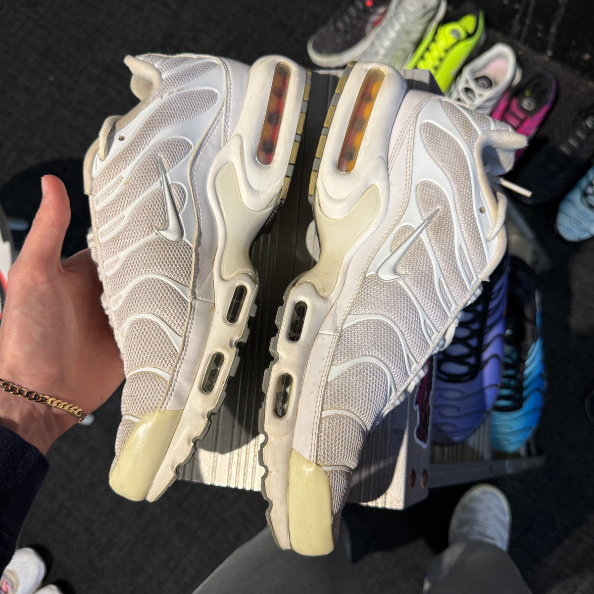 Nike Air Max Plus TN 'Casper Triple White' (Second hand)