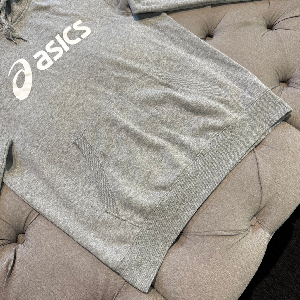 Asics Front Logo Hoodie 'Grey White' (Second hand)