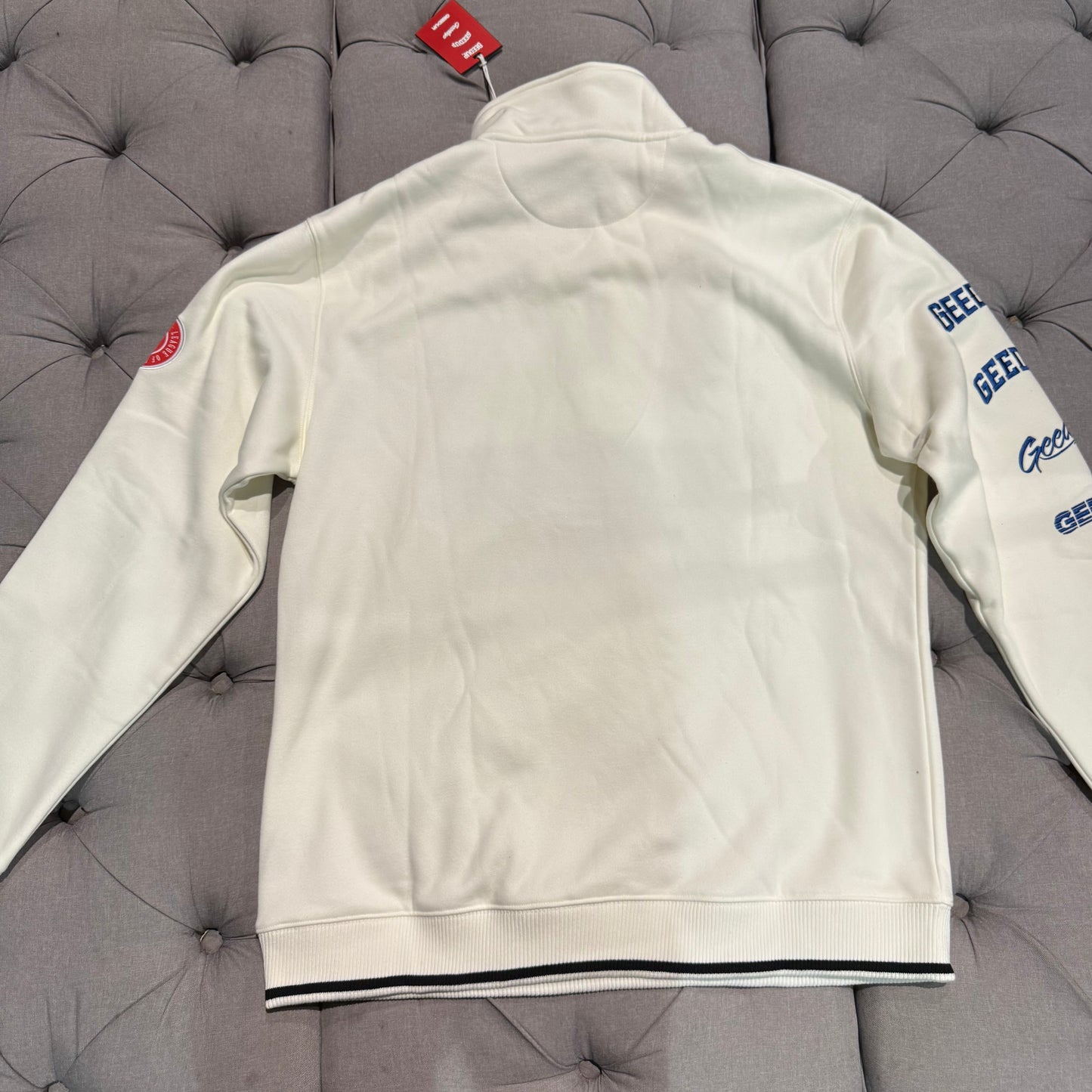 Geedup Sydney To LA Quarter-Zip 'Cream Black' (Brand New)